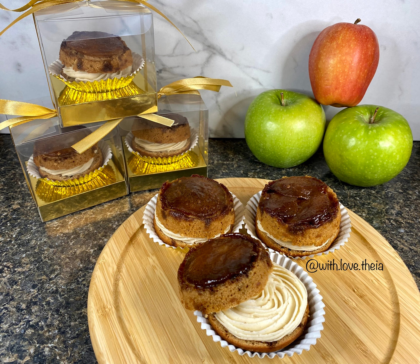 Apple-y Ever After: Miso Apple Cake with Spiced Cream Cheese Buttercream